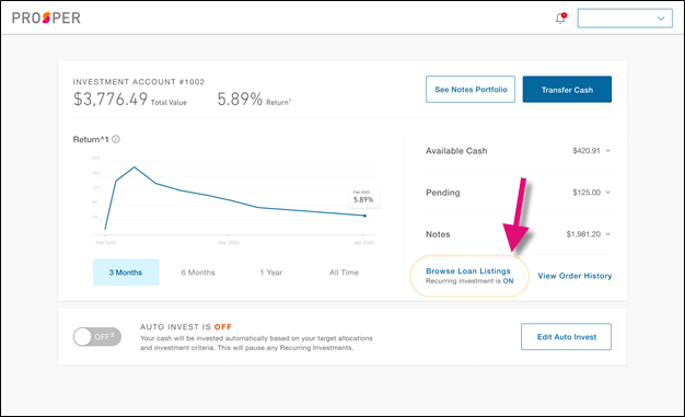 About recurring investments and orders